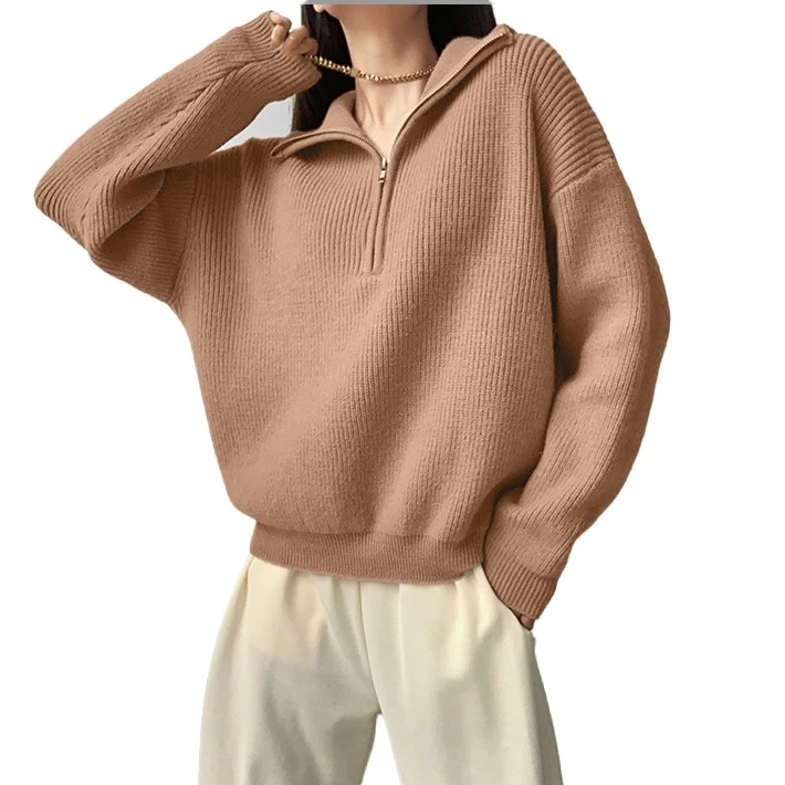 Sweater Half Zip feminino